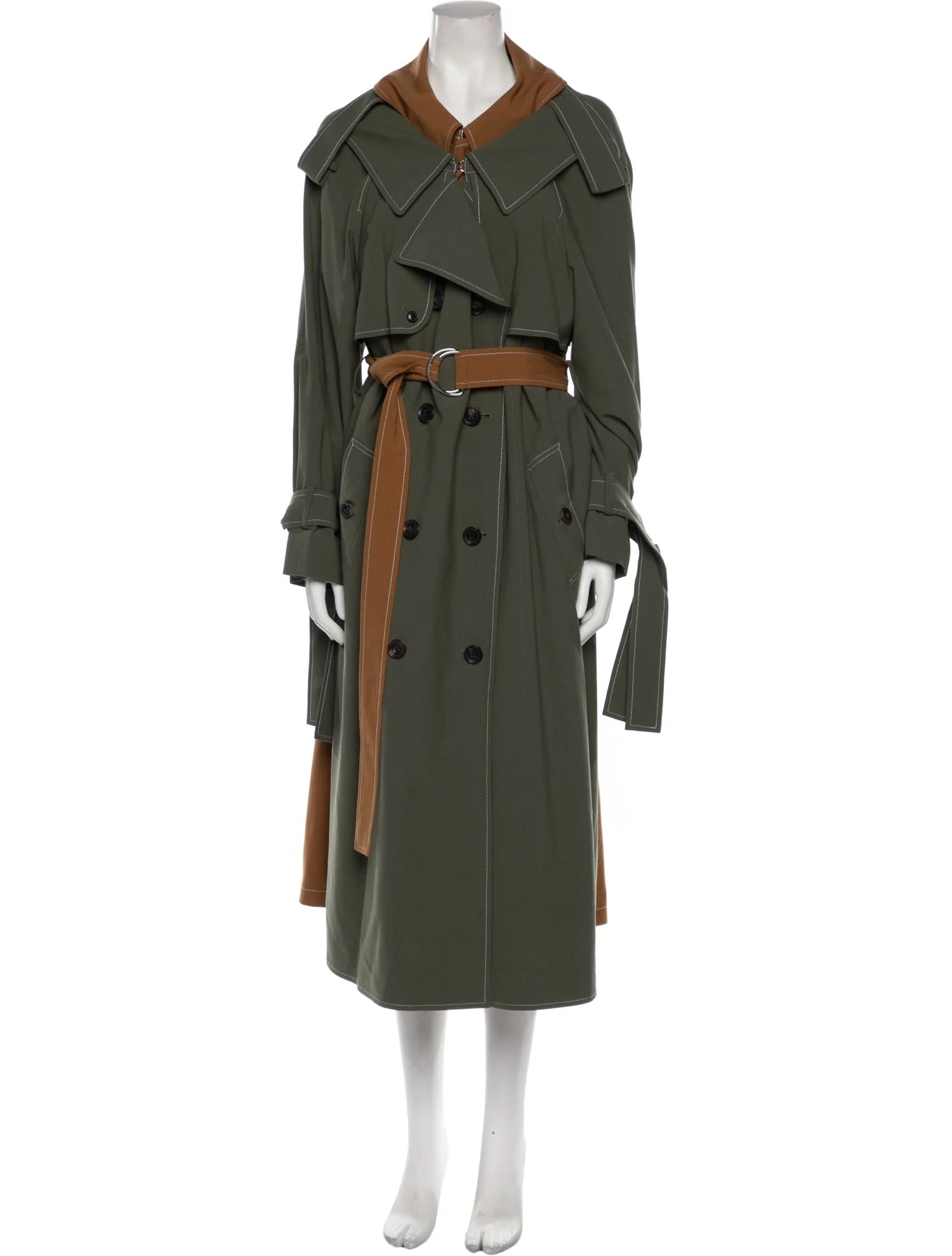 Striped Trench Coat | The RealReal