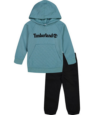 Timberland Little Boys Quilt Pocket Hoodie and Joggers Set, 2-Piece & Reviews - Sets & Outfits - ... | Macys (US)