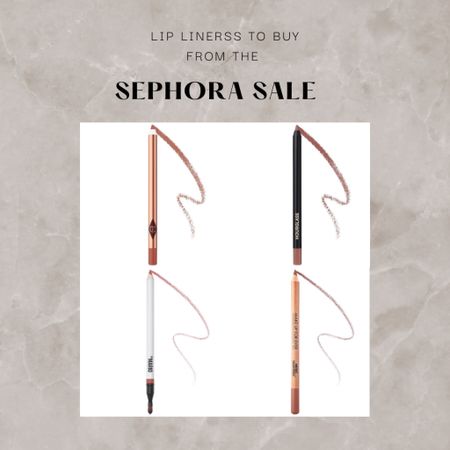 The best neutral lip liners to get during the Sephora sale! #sephorasale #makeupforever #hourglass #neutralliners #makeupbymario 

#LTKxSephora #LTKsalealert #LTKbeauty
