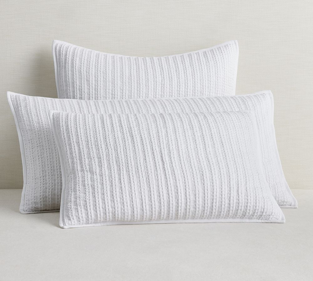 Honeycomb Cotton Sham | Pottery Barn (US)