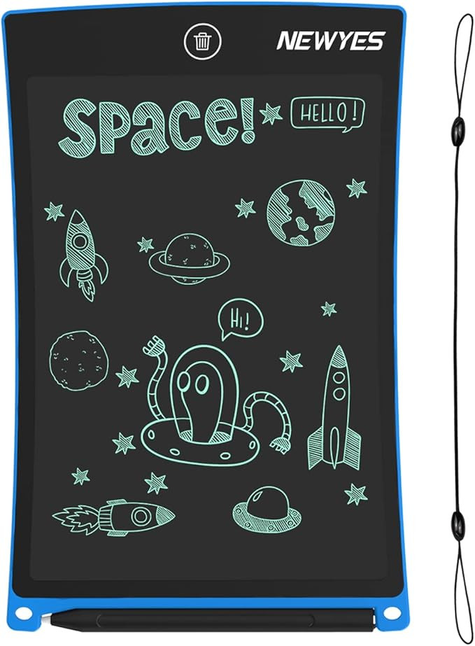 NEWYES 8.5in LCD Writing Tablet, Drawing Boards with Lock Function Doodle Tablet Kitchen Memo Off... | Amazon (US)
