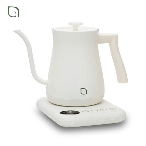Willow Kitchen 1L Gooseneck Electric Kettle for Pour Over Coffee & Tea, Temperature Control & Aut... | Walmart (US)
