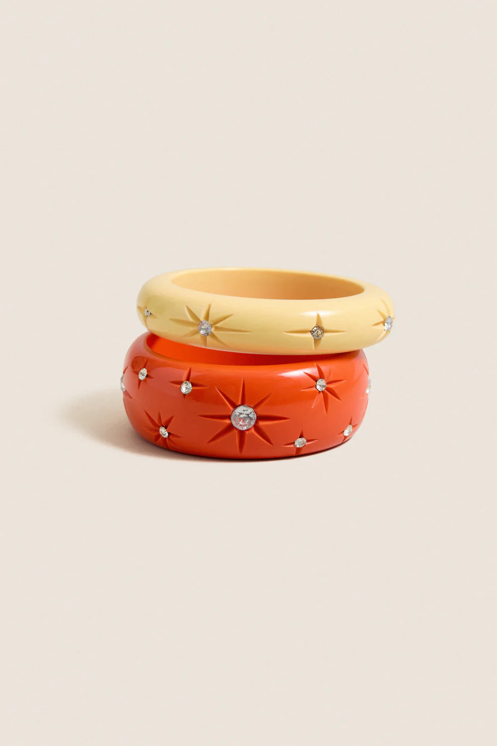 Vanilla and Tangerine Vedette Bangle Set | Tuckernuck (US)