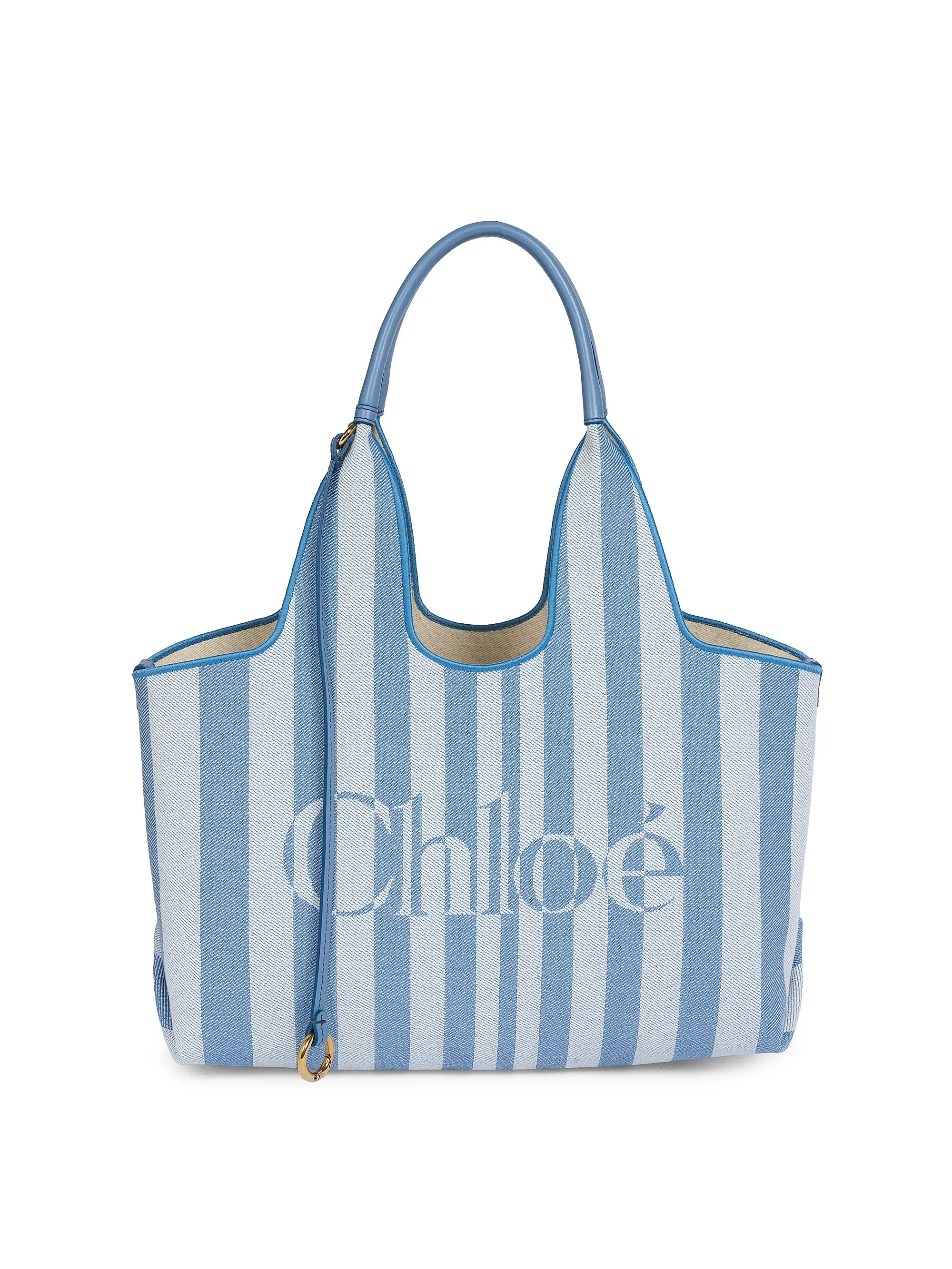 Chloé Stripy Small Jacquard Tote Bag | Saks Fifth Avenue