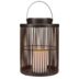 CANVAS Luma Wicker Solar Lantern with Candle, Black#059-7872-4 | Canadian Tire