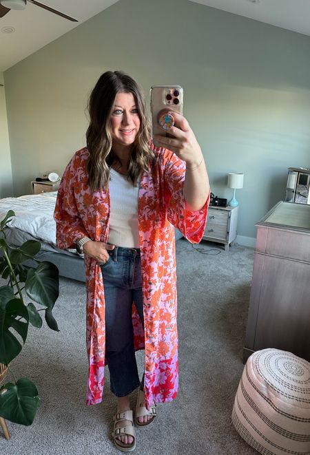 I picked up this under $30 kimono that will be perfect for the spring and summer. Wear it as part of your outfit or as a swimsuit coverup! 

#LTKover40 #LTKmidsize #LTKfindsunder50