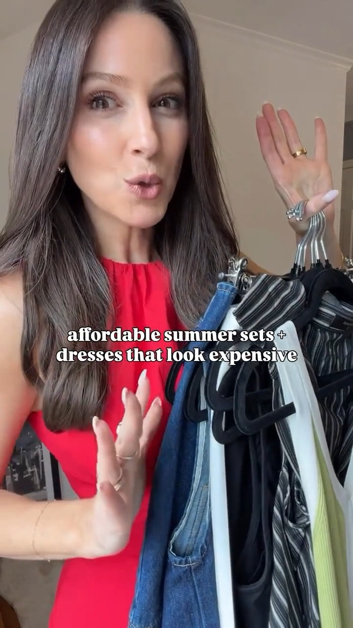 These sets and dresses are so affordable, and look way more expensive than they are! I did my true size in all. The only one I’d say you could size down in if you’re between sizes is the denim set!

#LTKSeasonal #LTKOver40 #LTKTravel