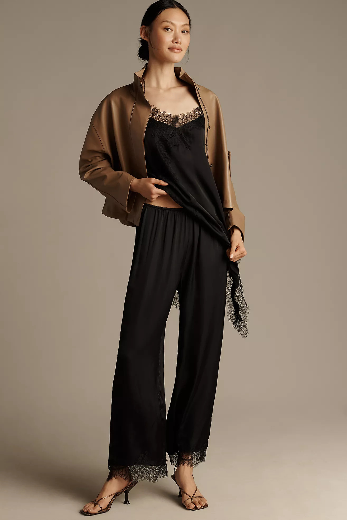 LyreBird Heirloom Lace Wide-Leg Pants | Anthropologie (US)