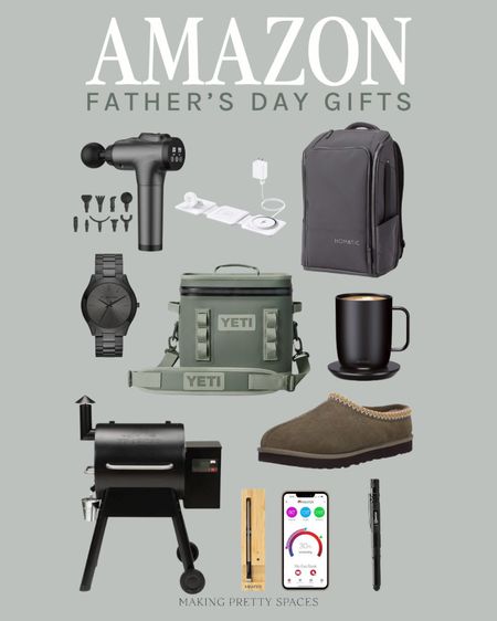 Shop this Father’s Day gift guide! All items are from Amazon. Massage gun, nomadic backpack, traeger grill, meat thermometer, slippers, watch, amazon Father’s Day, gift guide, sale, coffee mug, charger

#LTKGiftGuide #LTKItBag #LTKSaleAlert