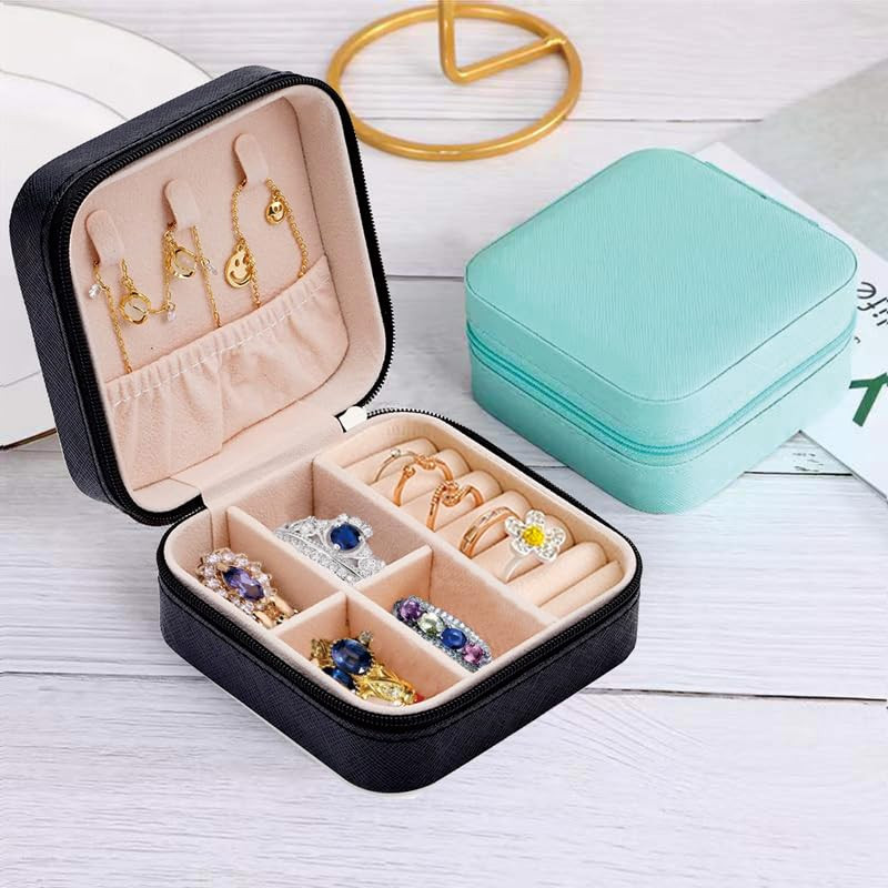 Travel jewelry Organizer Travel jewelry case Travel Jewelry box Small Jewelry Organizer Box for Girl | Amazon (US)