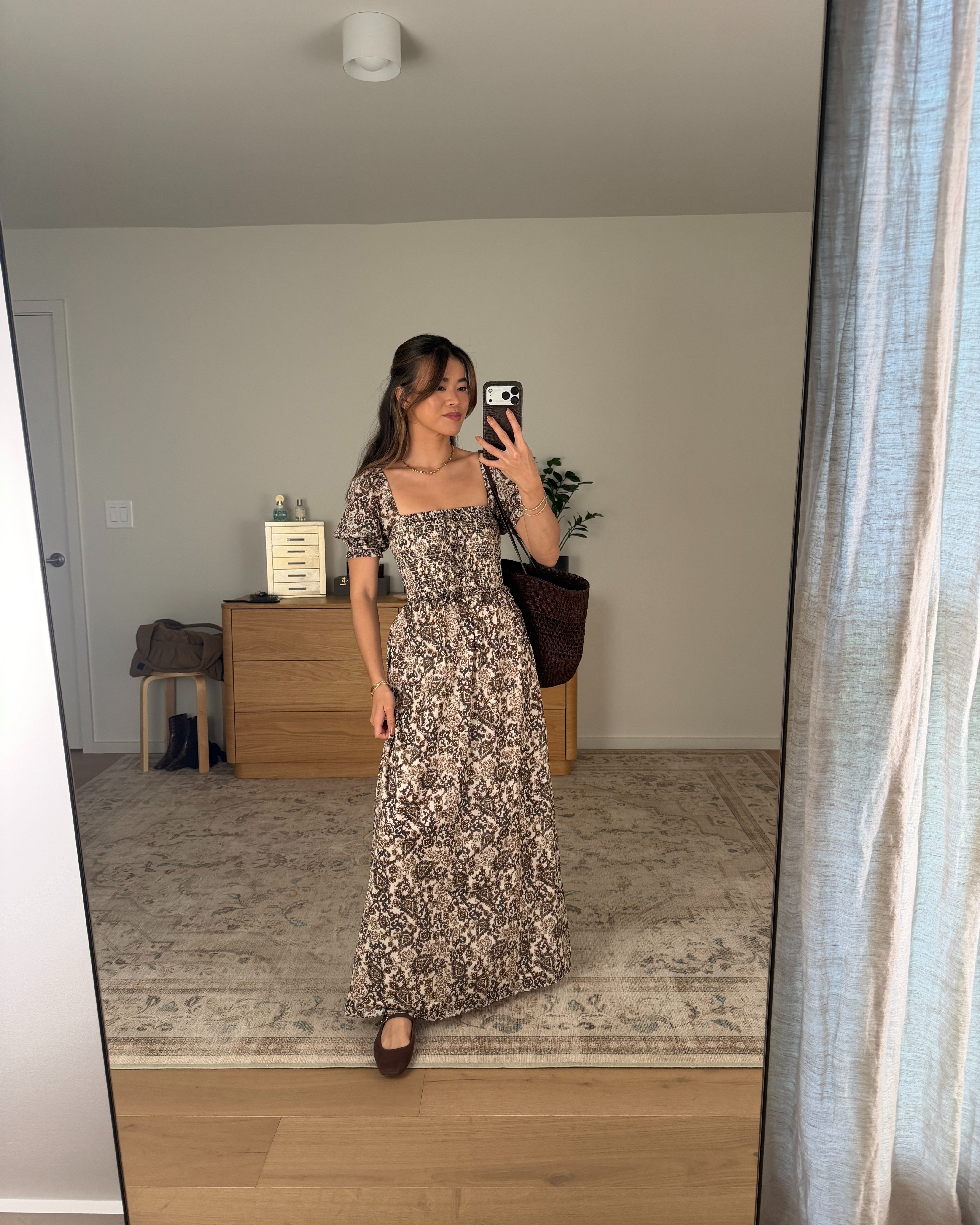Obsessed with this dress!

Sizing info:
-Hillhouse The Malene Nap Dress (Size XXS in Chedworth Paisley Brown) 

Petite style, petite fashion, mom outfit, mom style, petite dress, petite outfit ideas, petite outfits, fall style, spring outfits, beach outfits, vacation outfits, summer outfits, Summer style, summer trends, autumn outfit, best dress for petite, maxi dress, petite maxi dress, fall maxi dress