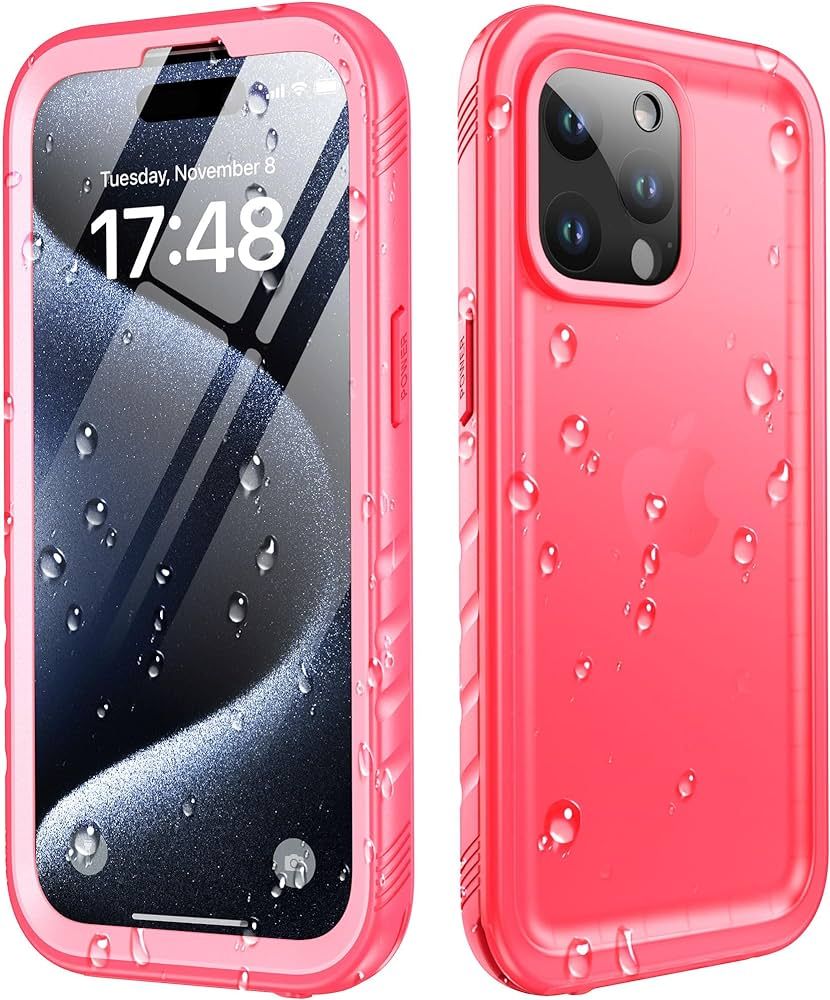 Cozycase for iPhone 15 Pro Waterproof Shockproof Dustproof Case - Heavy Duty/360 Full Body/Milita... | Amazon (US)