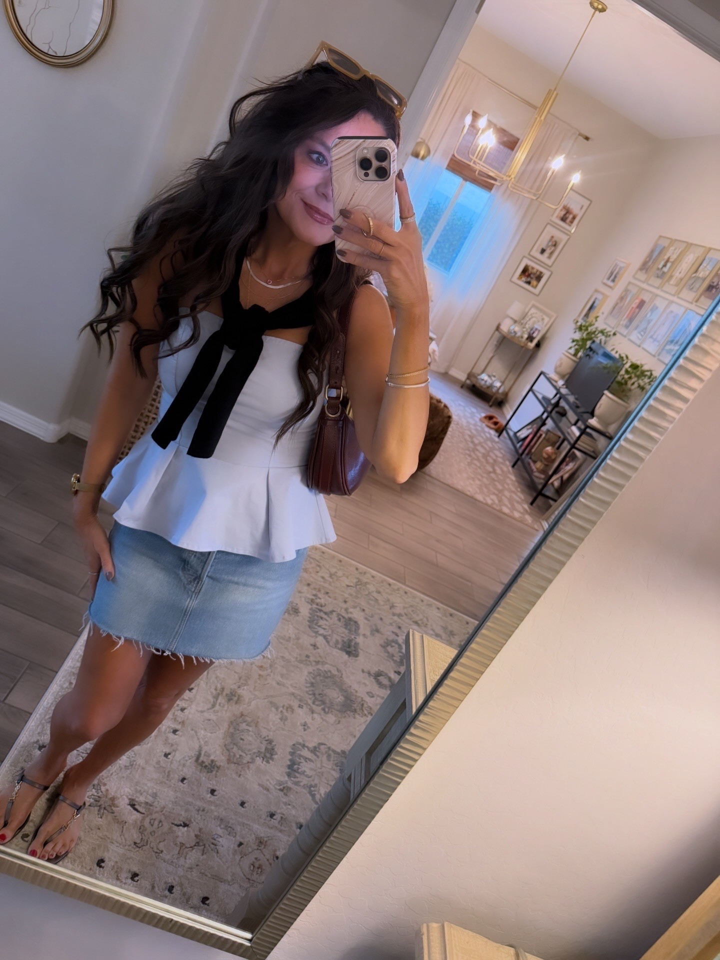 Levi’s mini skirt 

#LTKmomlife #LTKootd #LTKgrwm