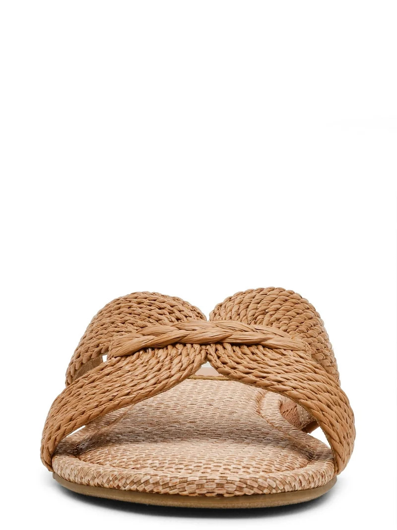 DV Dolce Vita Women's Geeya Flat Slide On Sandal | Walmart (US)