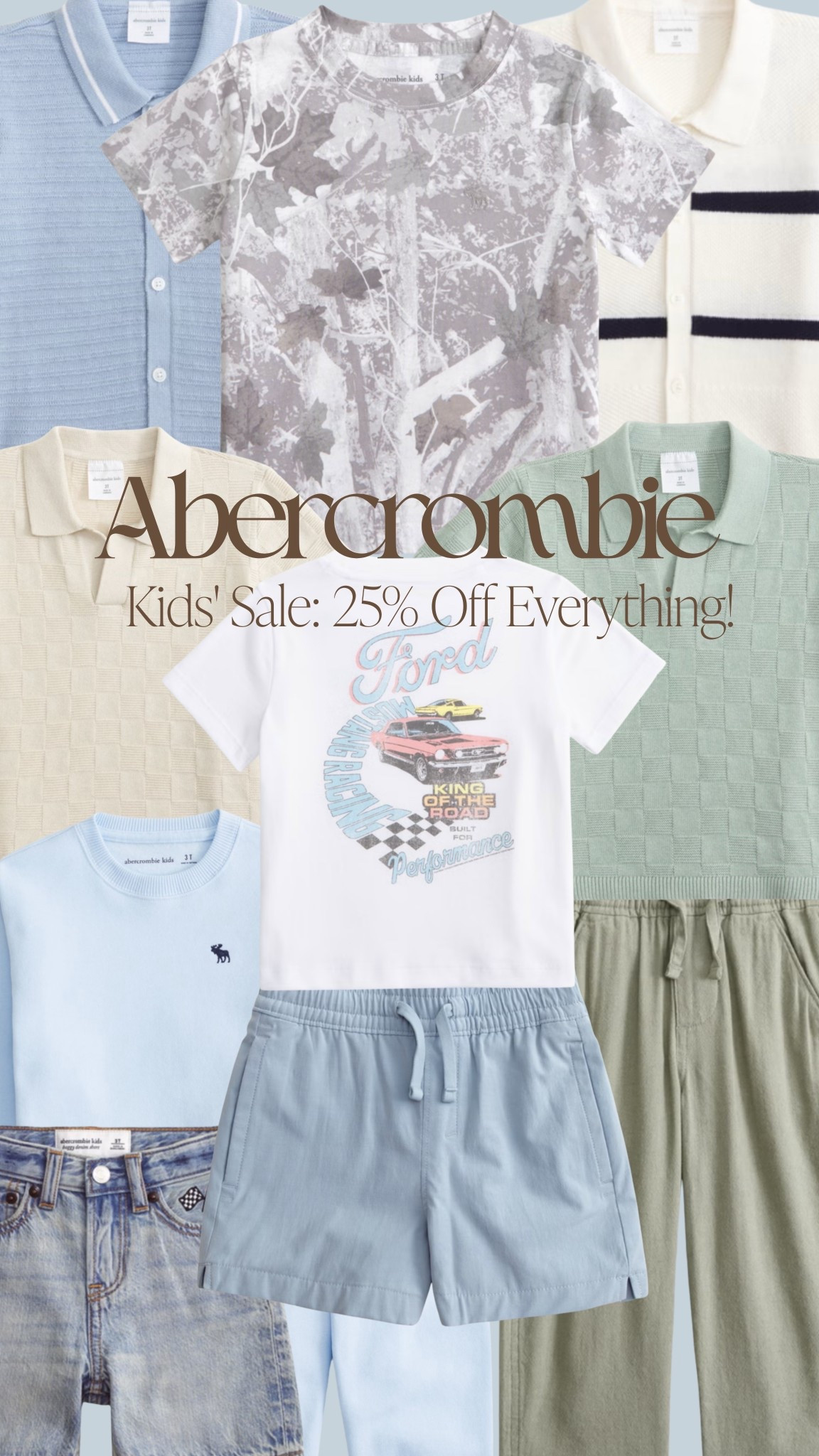 Abercrombie Kids - 25% off sale 

#LTKBaby #LTKmomlife #LTKootd