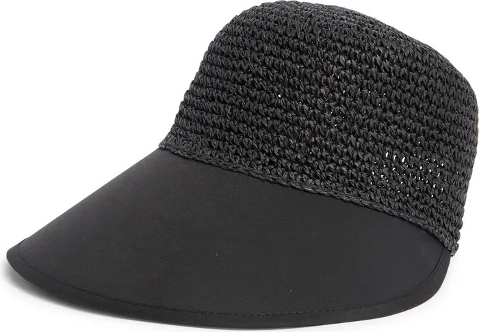 BCBG Raffia Face Framer Adjustable Hat | Nordstromrack | Nordstrom Rack