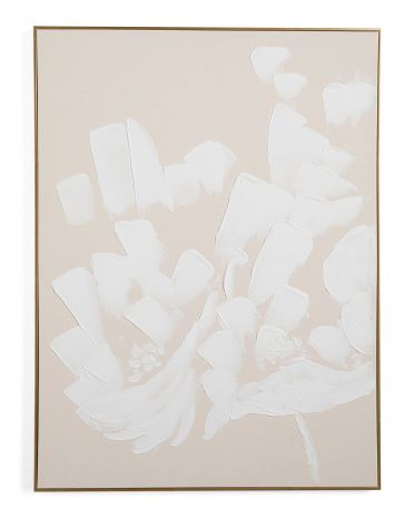 30x40 Spring Plaster Botanical On Linen Wall Art | TJ Maxx