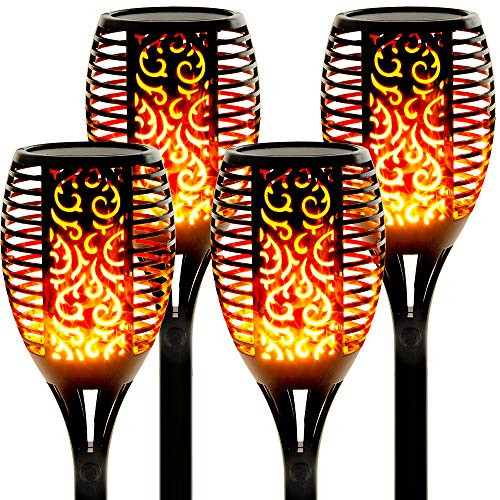 Walensee Solar Tiki Torches with Flickering Flame,96 LED Solar Torch Lights Outdoor Waterproof,43... | Amazon (US)