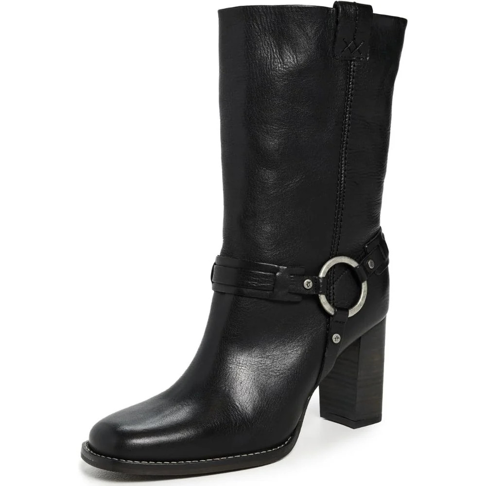 Free People Women's Hayden Harness Boots, Black | Shop Simon