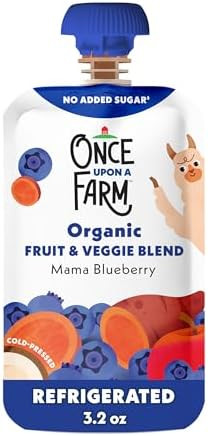 Once Upon a Farm, Organic Mama Bear Blueberry, 3.2 Ounce | Amazon (US)