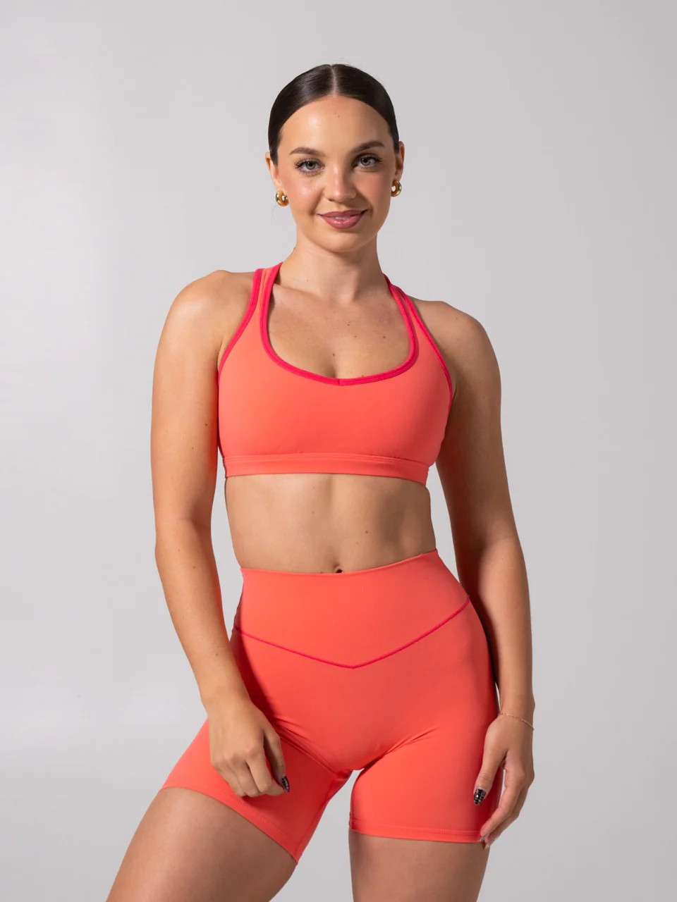 Sweetheart Nubre Sports Bra - Fresh and White | Buffbunny Collection