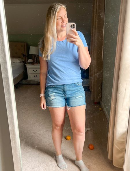 My favorite classic tee from J Crew Factory is on sale right now and comes in a few different colors! Its the perfect fit and so comfy! I wear a size M

#LTKSaleAlert #LTKFindsUnder50 #LTKMidsize
