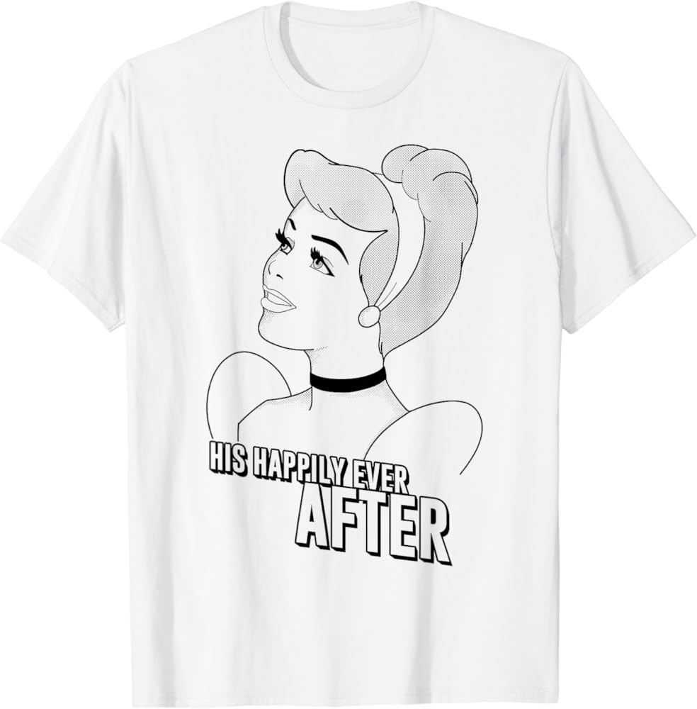 Disney Cinderella His Happily Ever After Graphic T-Shirt T-Shirt | Amazon (US)