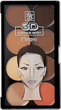 Ruby Kisses Flawless Finish with 3D Contour Cream Makeup Palette – Lightweight, Multi-Palette, ... | Amazon (US)
