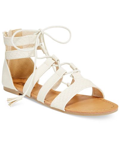 XOXO 
Imogen Flat Gladiator Sandals

XOXO Imogen Flat Gladiator Sandals | Macys (US)