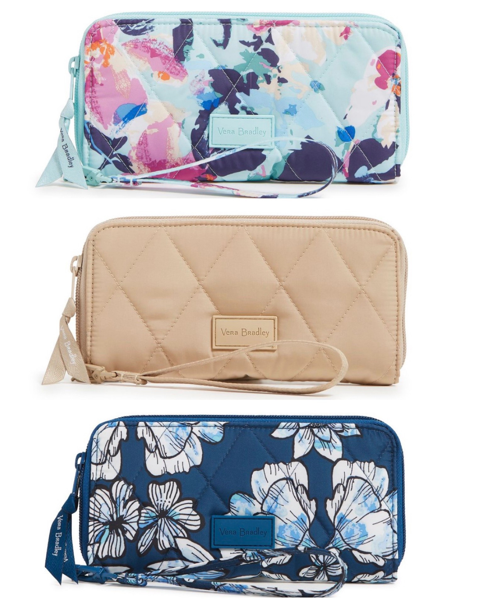 Excellent new flash deal today at Target on the popular Vera Bradley Accordion Wallet! This spacious wallet is lightweight, and made of a water-repellent fabric that also provides RFID protection for credit and debit cards. Interior features RFID-protected card slip pockets, bill slip pockets, ID window and a zip coin pocket. Five options available - normally $89!!! 🙌🏻

#LTKSaleAlert #LTKTravel #LTKmomlife