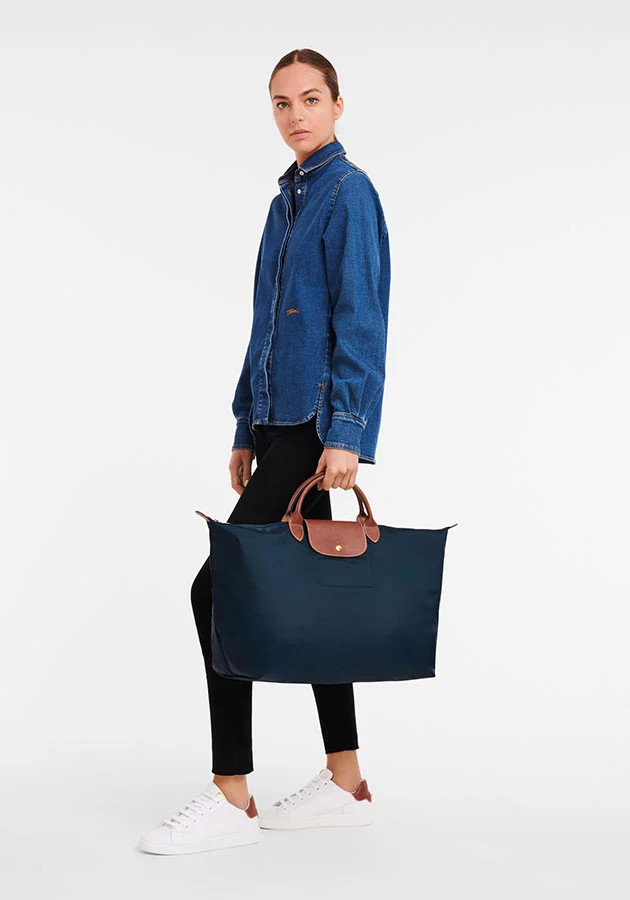 Le Pliage Original L Tote bag Paper - Recycled canvas | Longchamp US | Longchamp