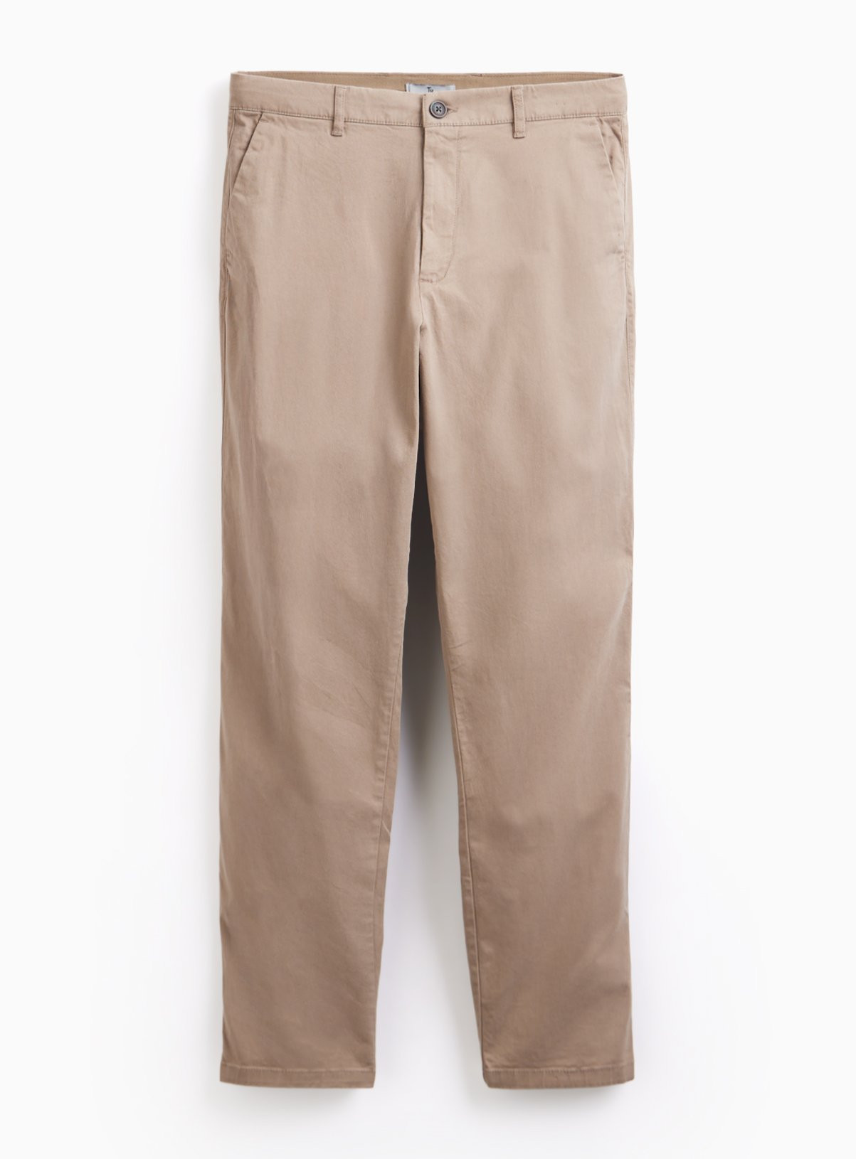 Men's Stone Straight Leg Chino Trousers | Tu Clothing