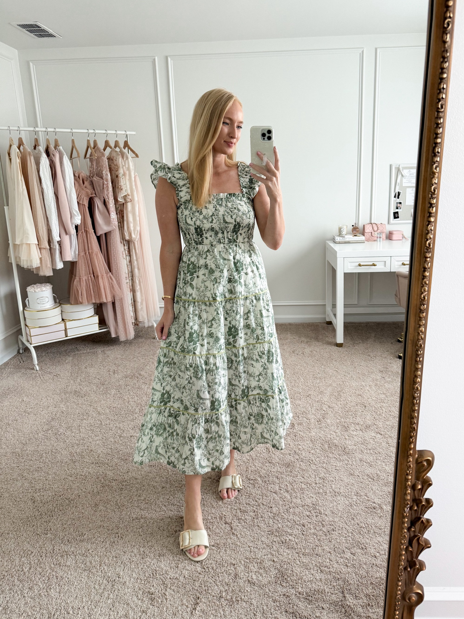 Impressed with the quality of this midi dress and it’s under $100! It’s lined and so fibulas to a hill house nap dress. I’m wearing a small use code AMANDAJ15 for 15% off  

#LTKSeasonal #LTKBacktoSchool