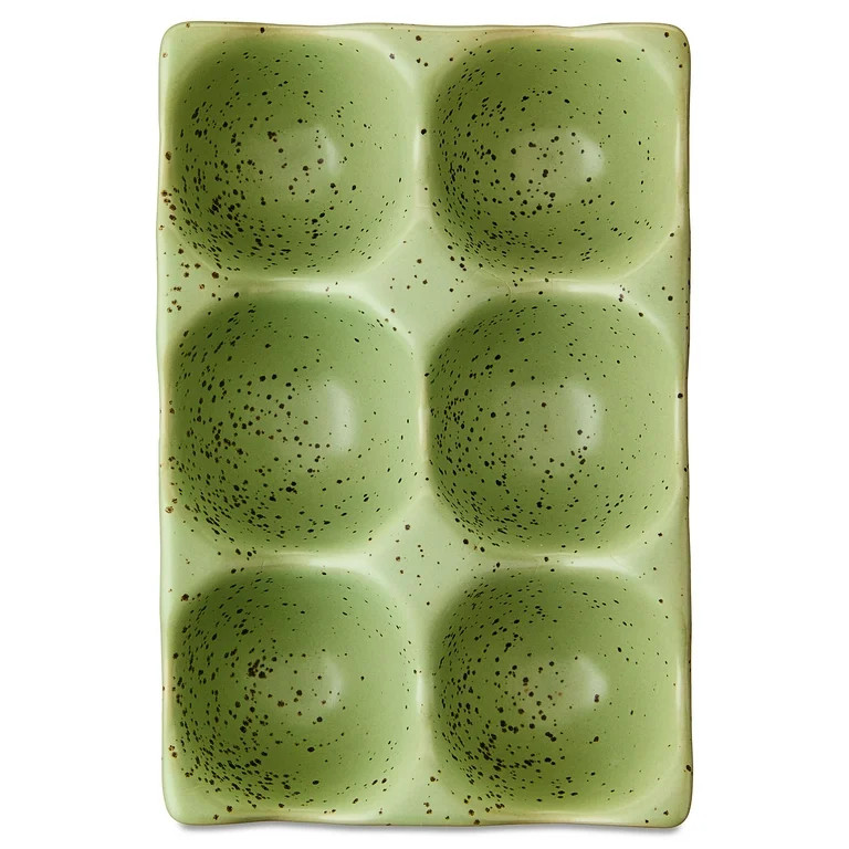 Ceramic Egg Holder Decoration, Green, 5" x 3.5", Easter by Way To Celebrate | Walmart (US)