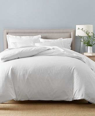 Charter Club 550 Thread Count 100% Cotton 2-Pc. Duvet Cover Set, Twin, Created for Macy's - Macy'... | Macy's
