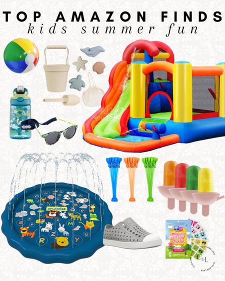 Summer fun essentials for your little ones! These fun water mat and slides will keep them busy and having all the fun! 

Summer fun, summer essentials, summer activities for kids, summertime, summer vacation, popsicle molds, water mat, water slide, water balloons, water activities, water bottle, sunglasses, beach pail, beach ball, water shoes, mosquito patches, Amazon, Amazon essentials, Amazon must haves, Amazon finds #amazon

#LTKfamily #LTKSeasonal #LTKkids