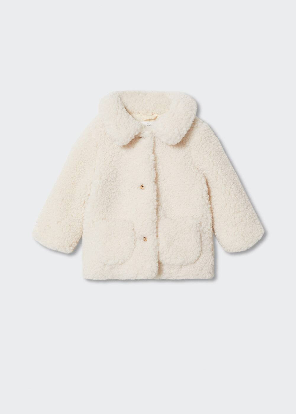 Faux shearling coat | MANGO (US)