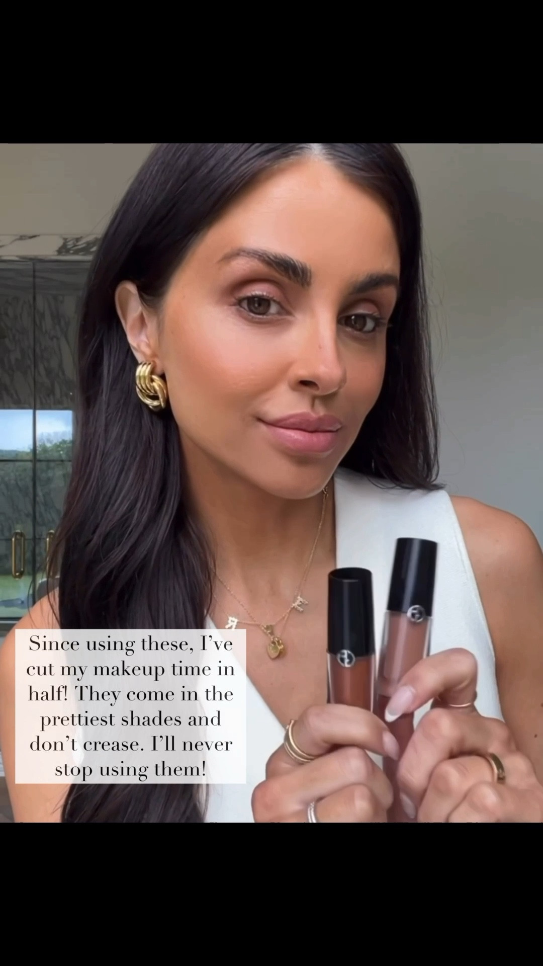 Beauty essentials I’m loving lately being in my late 30s with an infant
Armani beauty liquid eyeshadow
Wearing burnt sienna and cashew 

#LTKOver40 #LTKgrwm #LTKBeauty