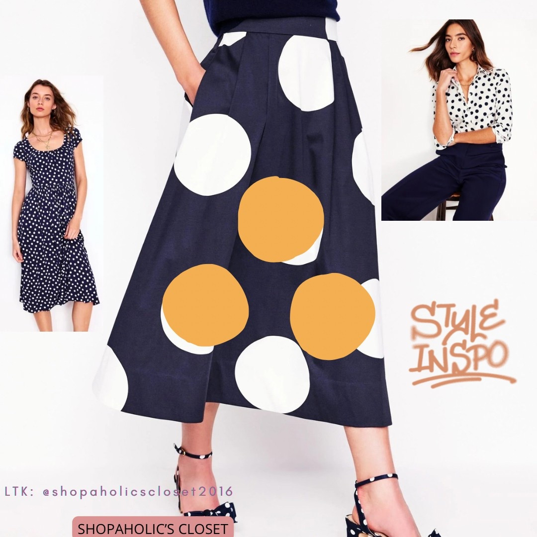 Polka Dots!

I love polka dots! Shop them at Boden. Plus, 10% off new womenswear.

#shopdeescloset #shopaholicscloset

It’s a great spring print.

#LTKWorkwear #LTKStyleTip