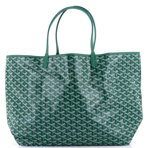 Pre-Owned Goyard Saint Louis Tote Coated Canvas GM in Green at Nordstrom, Size Large | Nordstrom
