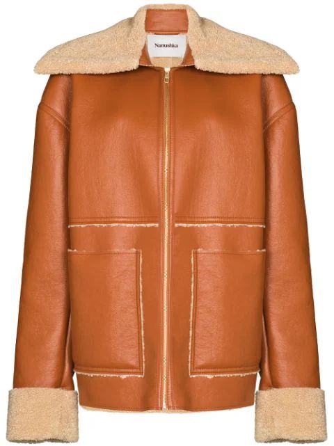 Beryl faux-fur trimmed jacket | Farfetch (UK)