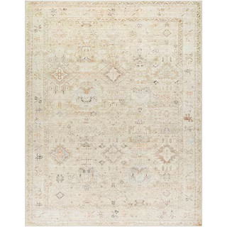 Marlene Cream 8 ft. x 10 ft. Medallion Indoor Area Rug | The Home Depot
