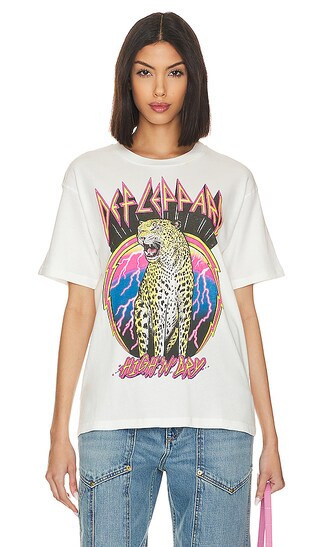 Def Leppard High N Dry Weekend Tee in Vintage White | Revolve Clothing (Global)