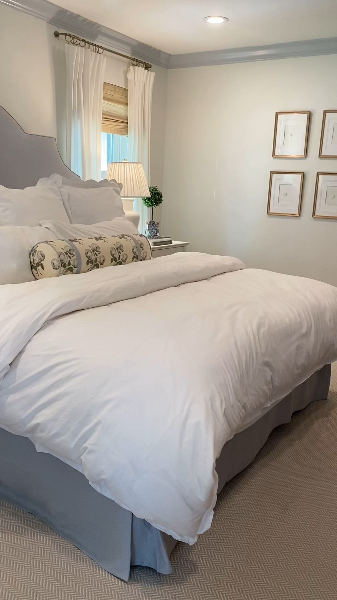 My old primary bedroom details! My headboard and bedskirt are in the fabric, Linen French Blue!

Home decor

#LTKHome