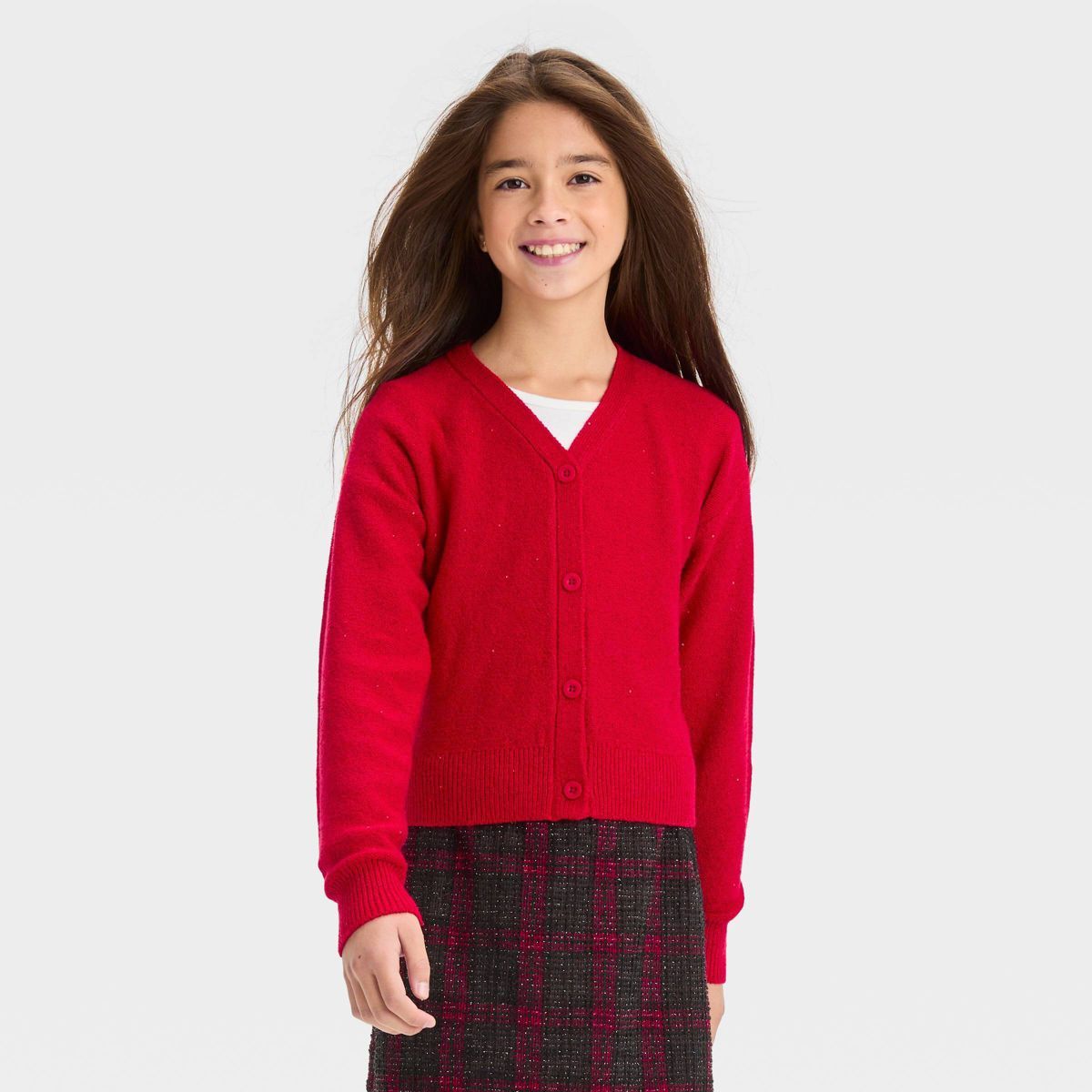 Girls' Sequin Cardigan Sweater - art class™ | Target