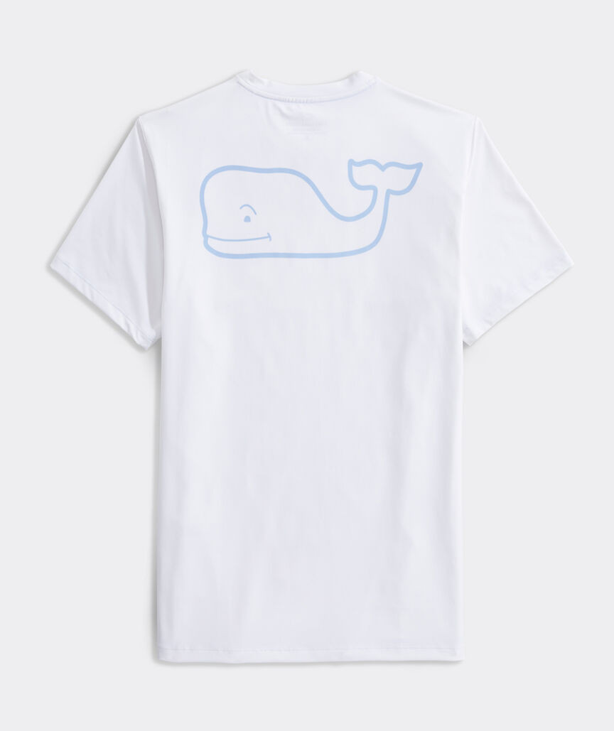 Performance Whale Logo Short-Sleeve Harbor Tee | vineyard vines
