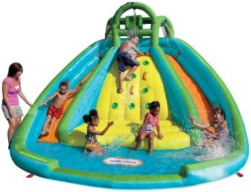 Amazon.com: Little Tikes Rocky Mountain River Race Inflatable Slide Bouncer Multicolor, 161.00''L... | Amazon (US)