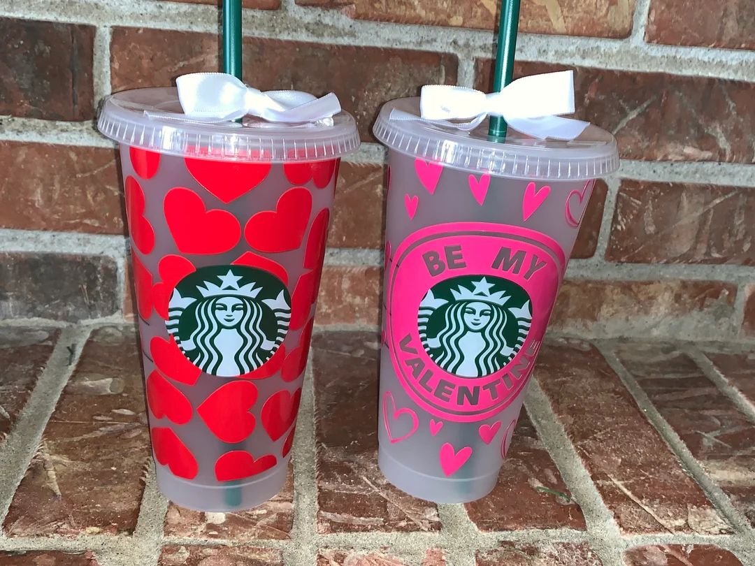Starbucks Valentine Cup Starbucks Cold Cup  Starbucks Gift  - Etsy | Etsy (US)