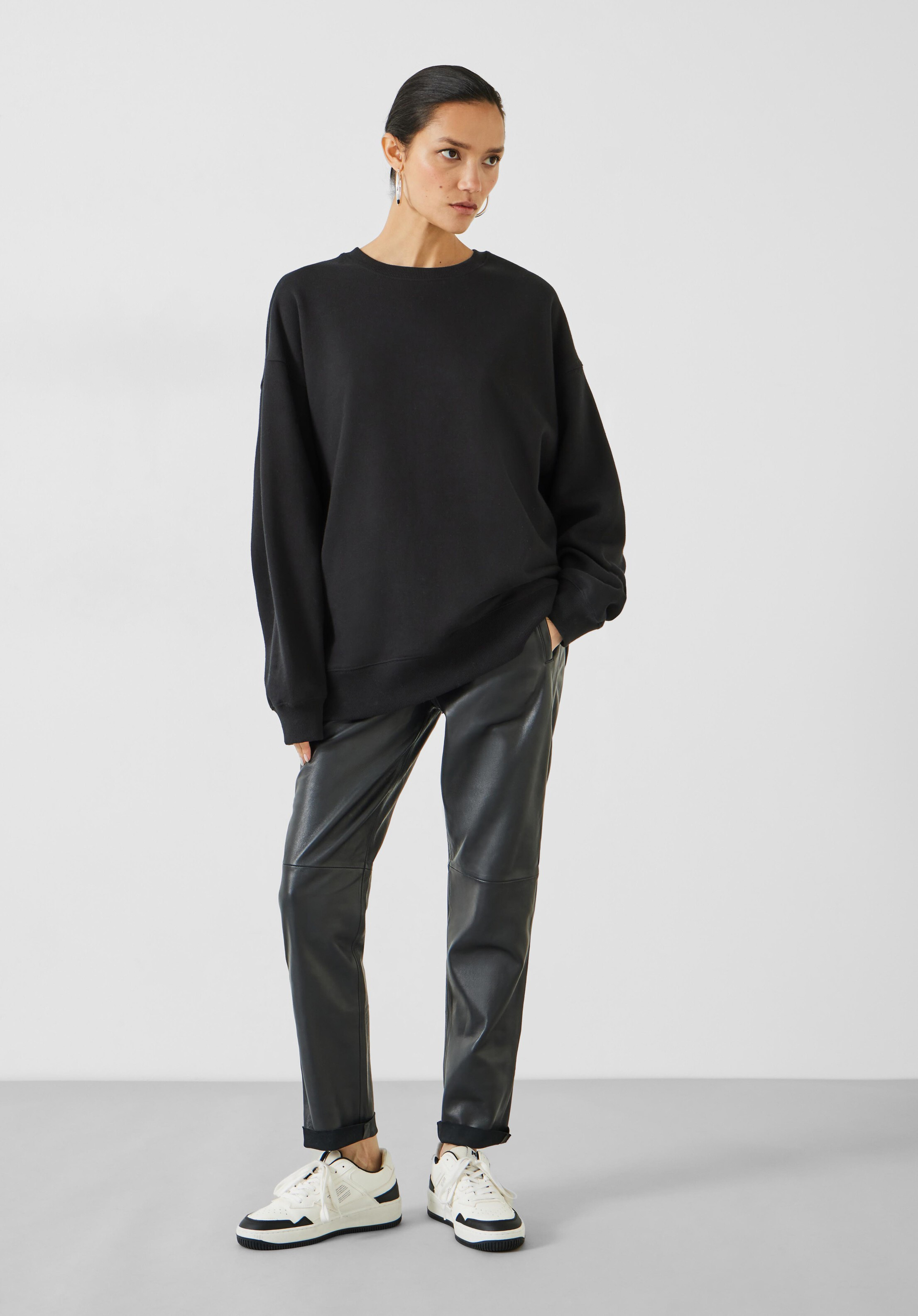 Quaden Cotton Oversized Sweatshirt | Hush UK