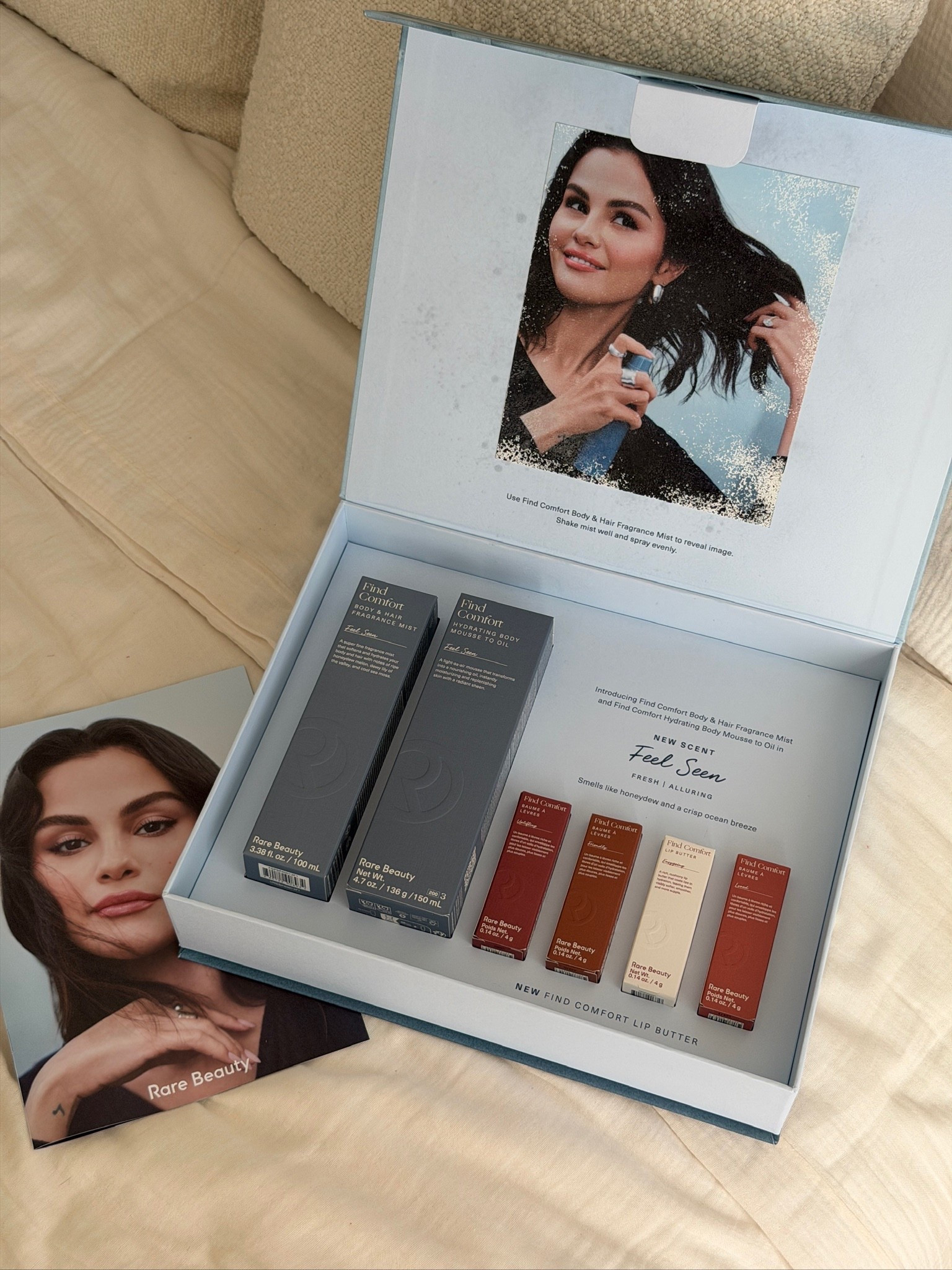 Sharing some recent pr from rare beauty - loving their hair and body mist! 

#LTKSeasonal #LTKBeauty